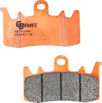 GBrakes - GB0593-75 - BRAKE PADS SINTERED CERAMIC