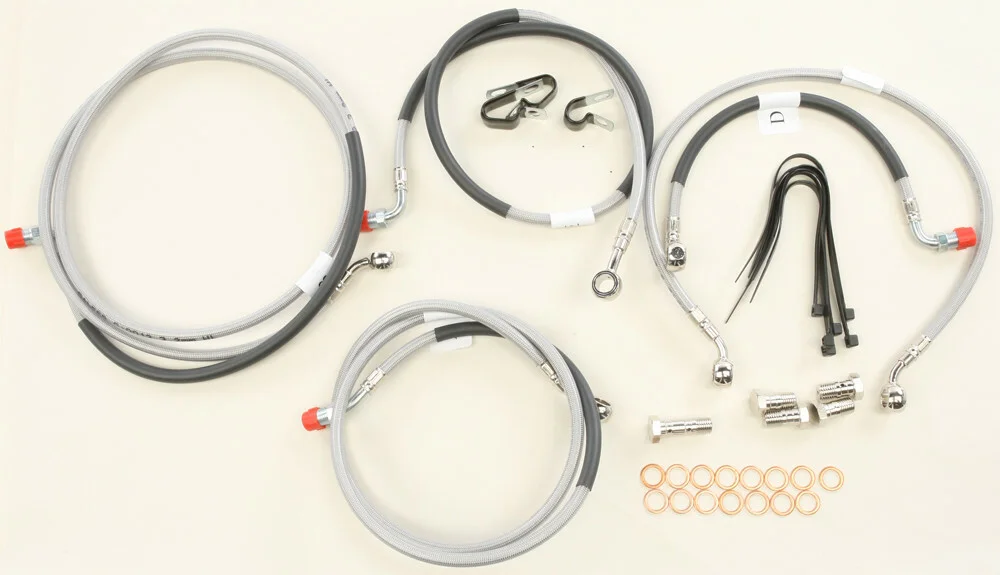 GBrakes - FK003D813-5 - 2 LINE FRONT BRAKE LINE KIT