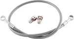GBrakes - FK003D49R - BRAKE LINE REAR SILVER HON