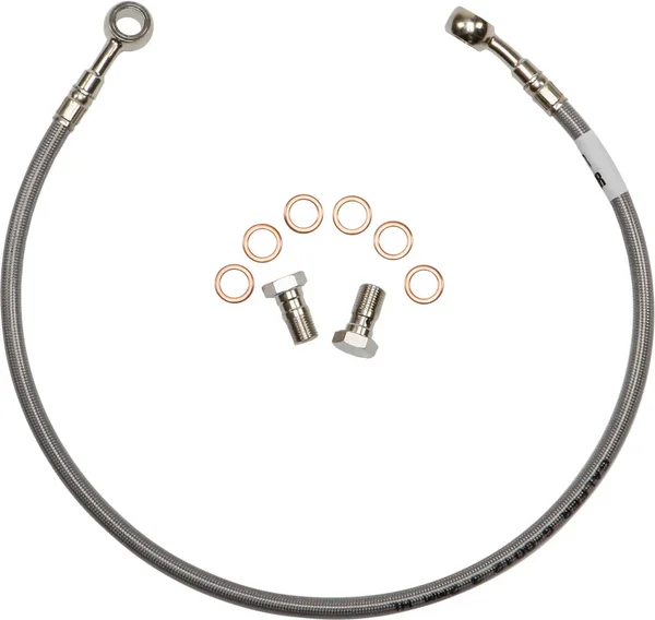 GBrakes - FK003D639R +4 - BRAKE LINE REAR +4" KIT