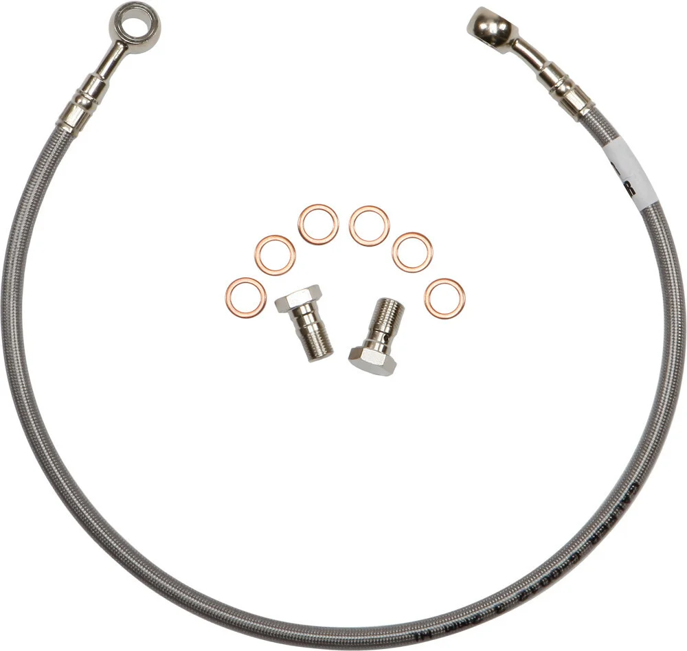 GBrakes - FK003D639R +4 - BRAKE LINE REAR +4" KIT