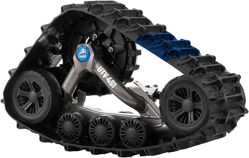 CAMSO 4S1 Flexible Track Kit for UTVs – Durable Rubber Tracks with Aluminum Frame Rails