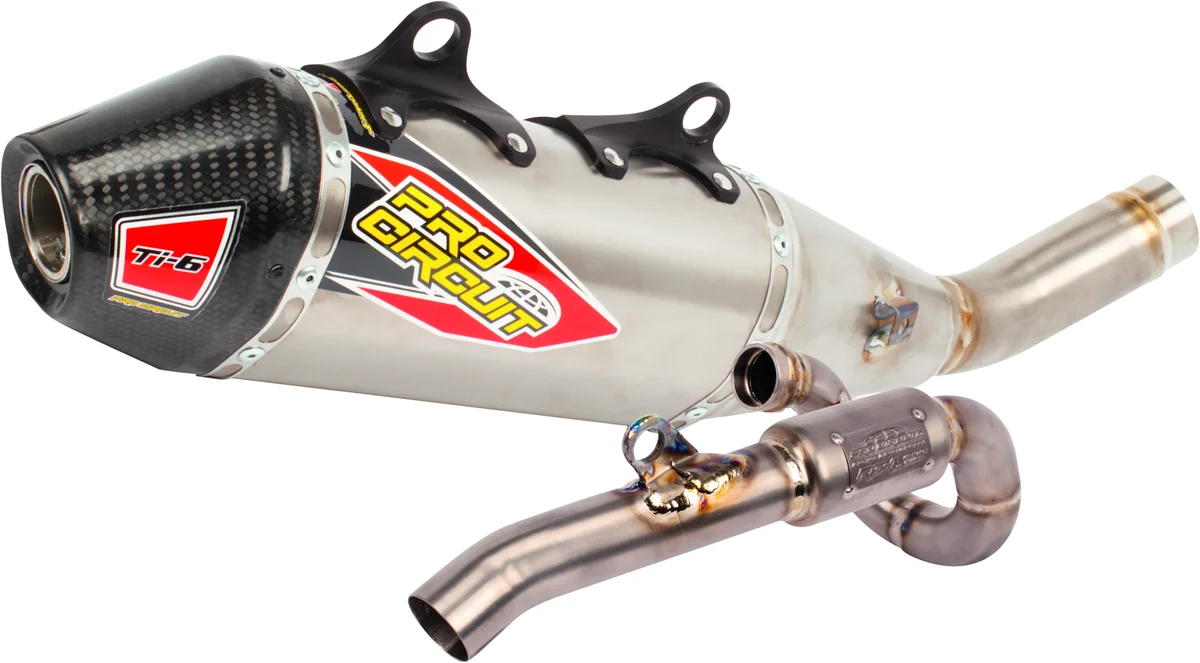 PRO CIRCUIT - 03122525F - Ti-6 Exhaust System