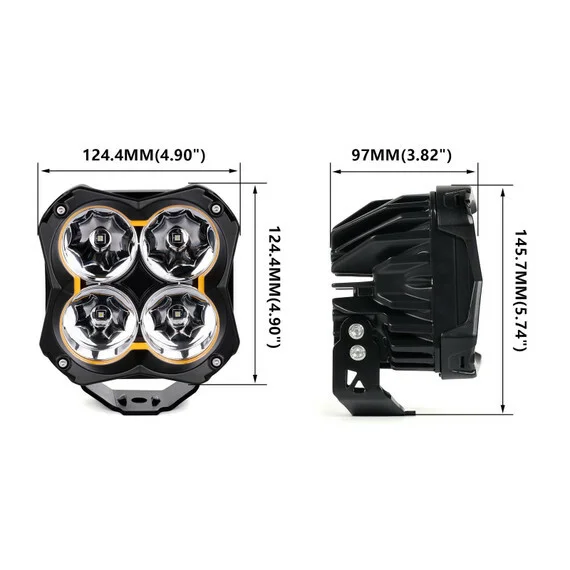 XK GLOW - XK067005-KIT - XKGlow Spot Beam Cube Lights