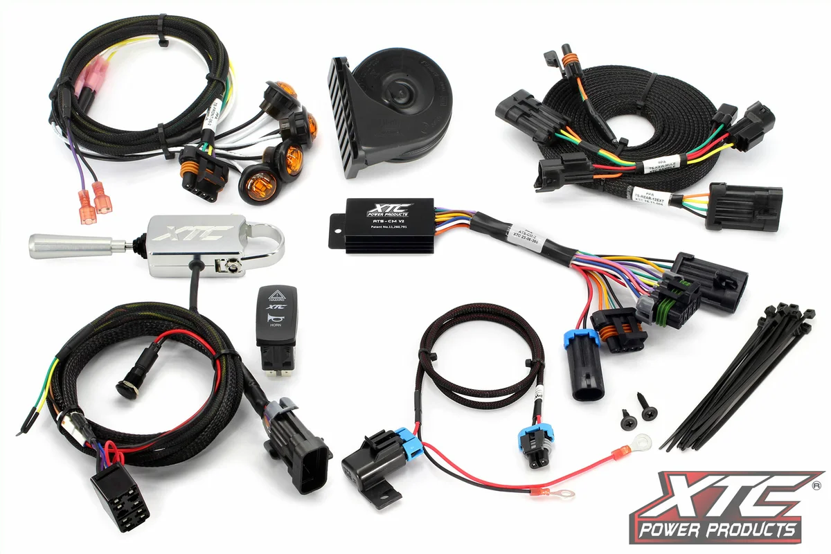 XTC POWER PRODUCTS - ATS-L-KAW-MPRO - ATS Turn Signal Kit W/Billet Lever