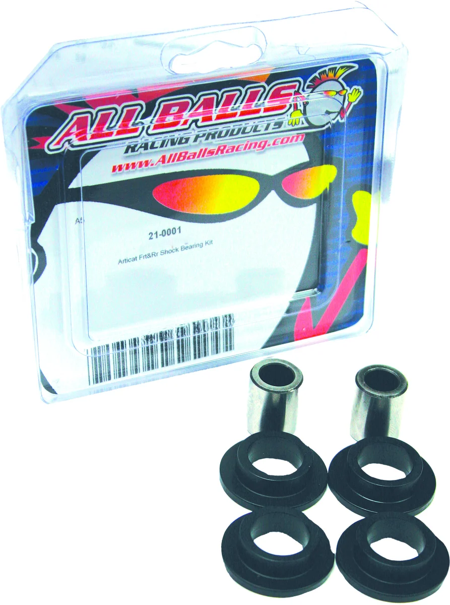 All Balls Racing 21-0001 Front/Rear Shock Bushing Kit - Durable Suspension Upgrade for Off-Road Vehicles