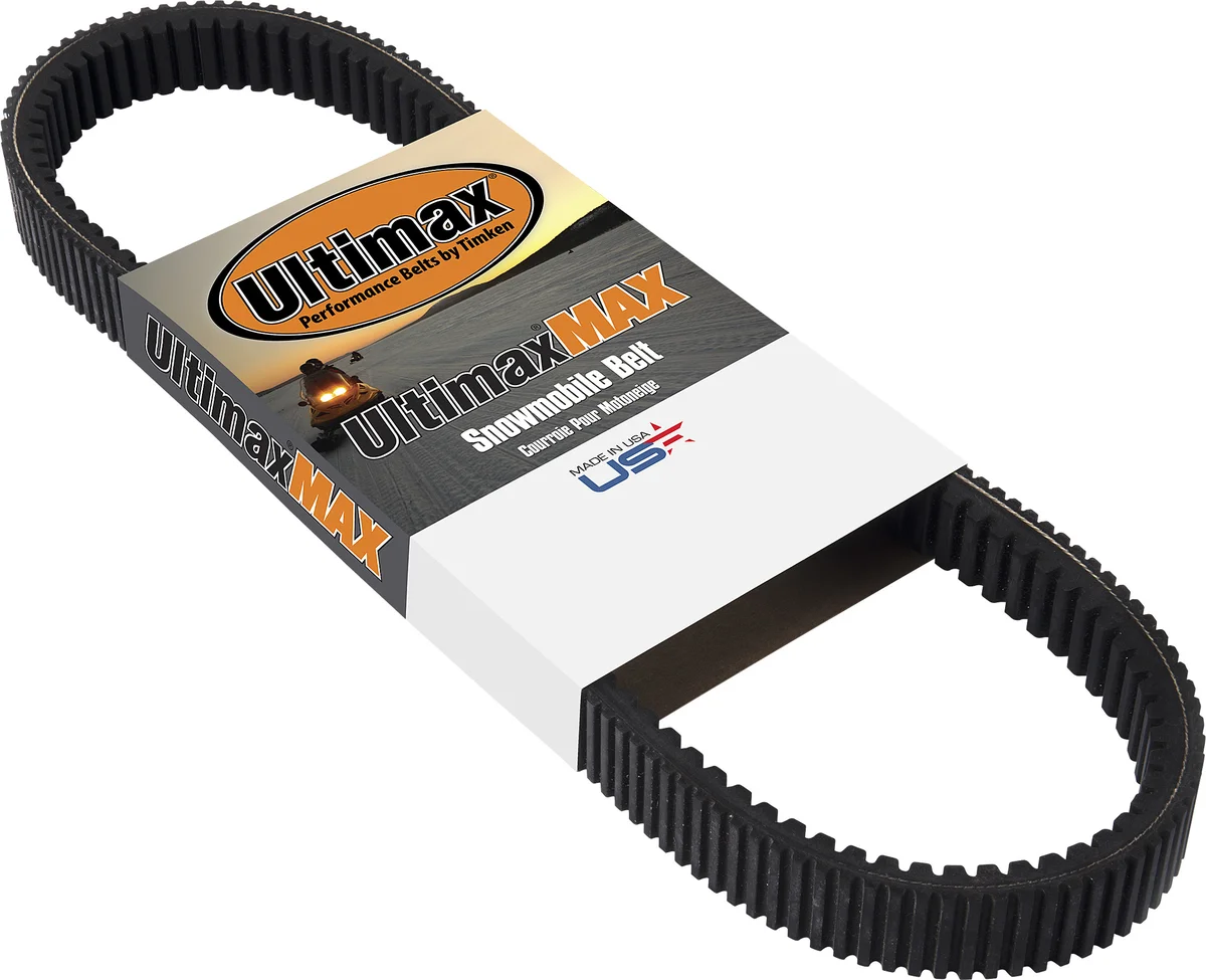 ULTIMAX Max Drive Belt - Long-Lasting, Dependable Snowmobile Belt for Lower HP Sleds