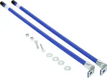 KFI Standard Blade Plow Marker Kit - Durable Blue Steel End Markers for Snow Plows