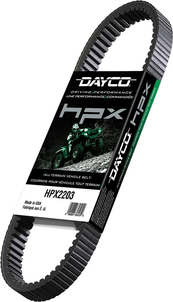 DAYCO HPX2203 HPX Drive Belt - High Performance ATV Belt with Parachord Reinforcement