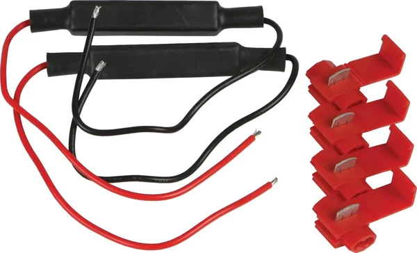 K&S 24-0010 Turn Signal Resistor Kit - Electrical Upgrade for Powersports Vehicles