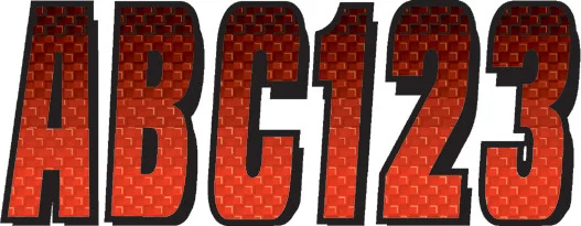 HARDLINE Series 300 Registration Kit - Durable Carbon Fiber Graphics Decals for Powersports