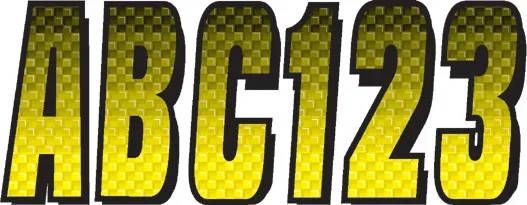 HARDLINE Series 300 Registration Kit - Carbon Fiber Decals for Powersports Vehicles