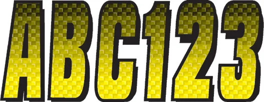 HARDLINE Series 300 Registration Kit - Carbon Fiber Decals for Powersports Vehicles