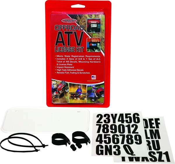 HARDLINE 2340W ATV License Plate Kit – Offroad Registration Compliance (MN, SD, ND, WI)