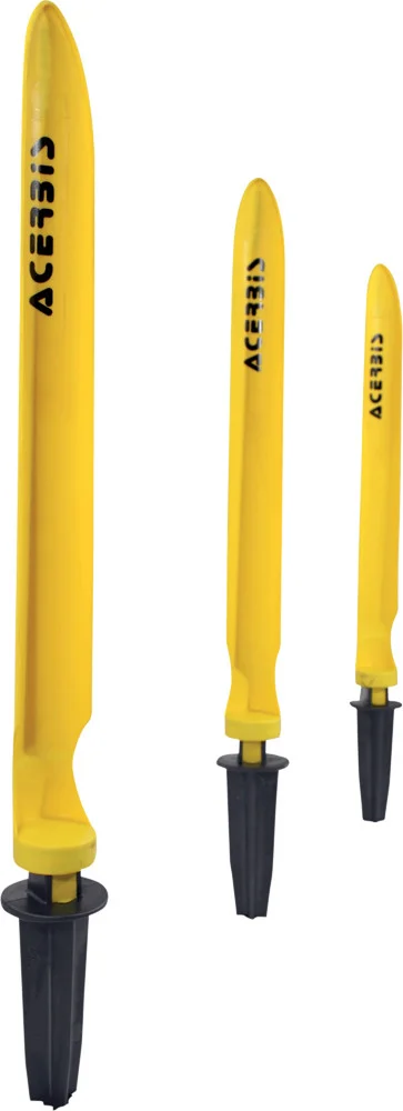 Acerbis Track Marker - Durable Yellow Plastic Stakes for Safe & Professional Track Marking