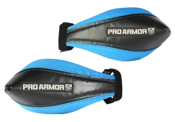 PRO ARMOR HGP100-BK/BL Handguards - Durable Hand Protection for Powersports Riders