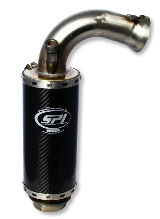 STRAIGHTLINE 134-169 Lightweight Exhaust Silencer/Muffler - High-Performance Exhaust System
