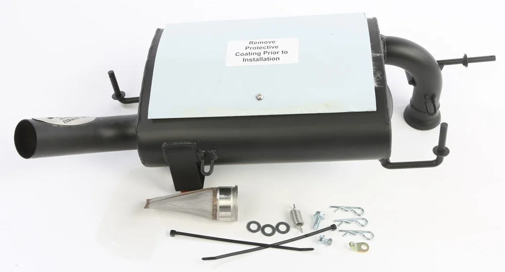 SLP 09-115 Performance Slip-On Muffler - +3 HP Horsepower Gain for Polaris Exhaust