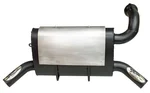 SLP 09-116 Performance Slip-On Muffler for Polaris - 3 HP Gain, Lightweight Exhaust