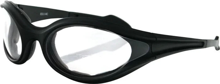 BOBSTER ES114C Foamerz Sunglasses - Wrap-Around Anti-Fog Eyewear for Riders