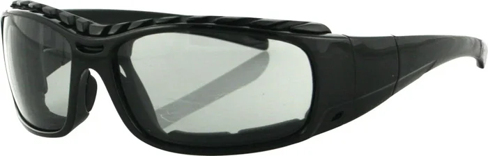 BOBSTER Gunner Sunglasses - Wrap-Around Photochromic Eyewear for Riders