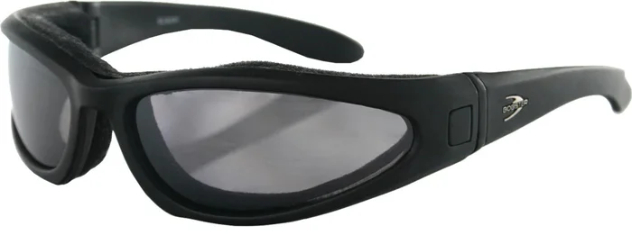 BOBSTER Low Rider II Sunglasses - Wrap-Around Design with 3 Lenses for Riders