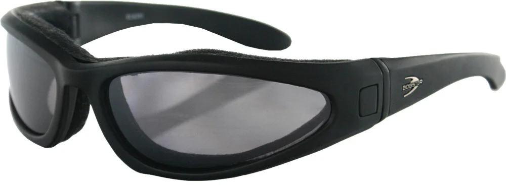 BOBSTER Low Rider II Sunglasses - Wrap-Around Design with 3 Lenses for Riders