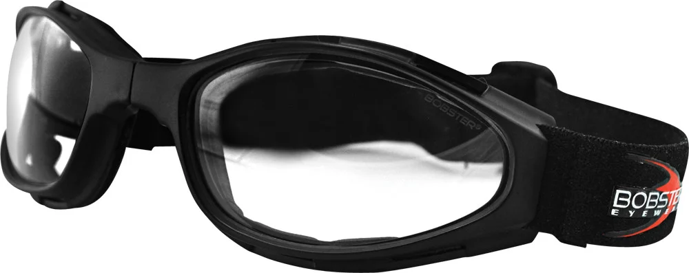 BOBSTER Crossfire Folding Goggles - Durable & Lightweight Eyewear for Riders