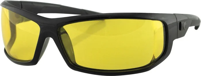 BOBSTER AXL Sunglasses - Wrap-Around Lenses & Dual Material Frame for Riders