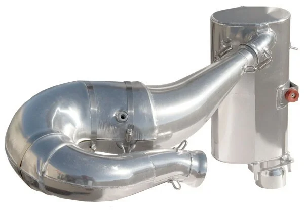 SLP 09-862 Single Pipe Exhaust with Silencer - High-Performance Motorcycle Exhaust System