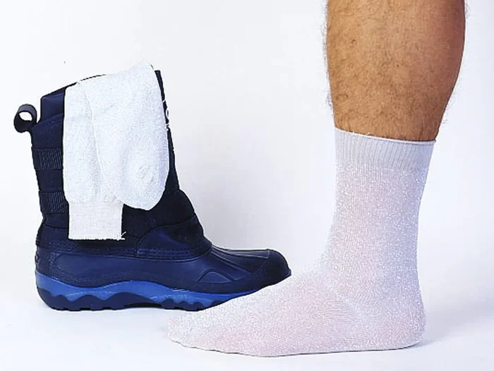 SP1 Metallic Sock Liners - Reflective Insulation for Cold Weather Sports