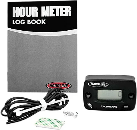 HARDLINE HR-8061-2 Hour/Tach Meter - Precision Gauges for Powersports Enthusiasts