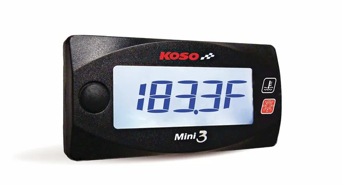 KOSO Honda Grom Cylinder Head Temp Gauge - Accurate Fuel Efficiency Monitor for Powersports Enthusiasts