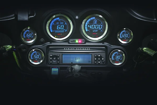 KOSO Digital Harley Gauge Cluster - High-Resolution Motorcycle Dashboard