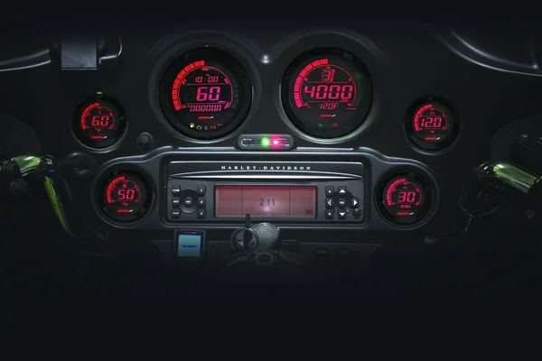 KOSO Digital Harley Gauge Cluster - High-Resolution LCD Speedometer & Tachometer for Harleys