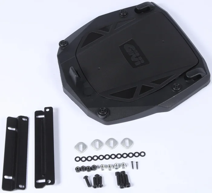 GIVI E528 Tkr Mounting Hardware - Durable Aluminum Brackets for Adventure Touring Cases