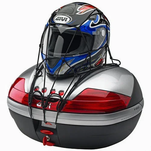 GIVI T10N Hard Luggage Elastic Net with Hooks - Durable Luggage Tie for Motorcycles & ATVs