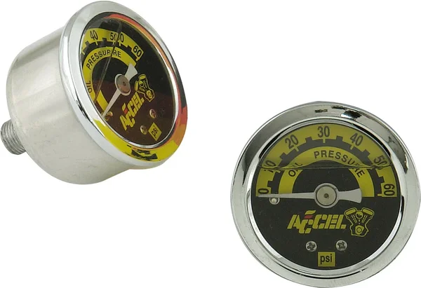 ACCEL - 7121A - Liquid Filled Oil Pressure Gauge