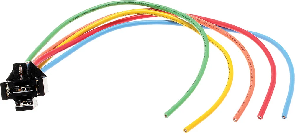 SMP MCSCT1 Relay Connector Assembly - Pre-Wired Electrical Connector for Custom Bikes