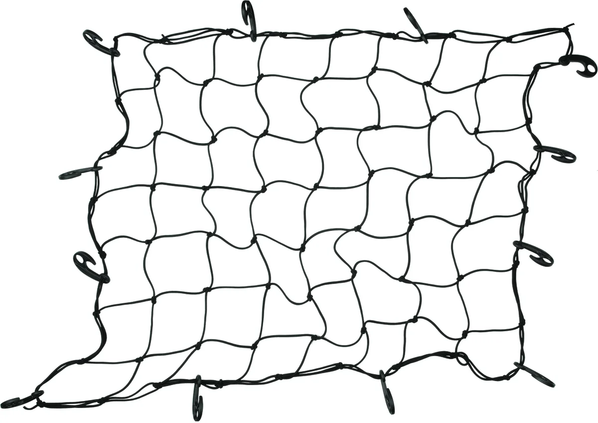 FIRE POWER 52302 10HOOK Bed Net - Adjustable Tie-Down Straps with 6 Removable Hooks