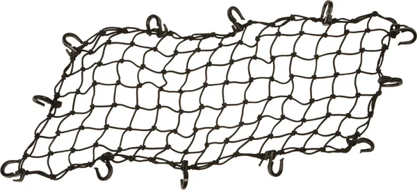 POWERTYE 50302 Adjustable Cargo Net - 6 Hook Tie-Down Straps for Powersports Vehicles