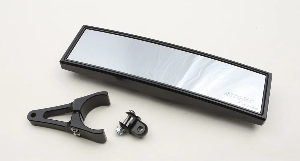 MODQUAD M-2-BLK Convex Mirror - Durable, Wide-Angle Mirror for Powersports Vehicles