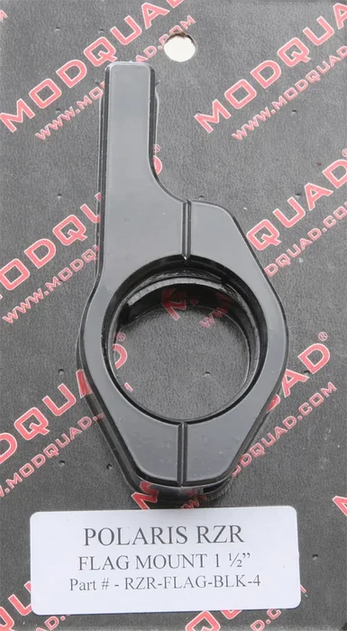 MODQUAD FLAG-1.5-BLK Horizontal Bar Flag Mount - Durable Mount for Powersports Vehicles