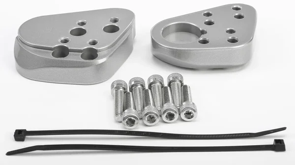 HELIBARS HR05066 Motorcycle Risers - Adjustable Handlebar Riser for Enhanced Comfort & Control