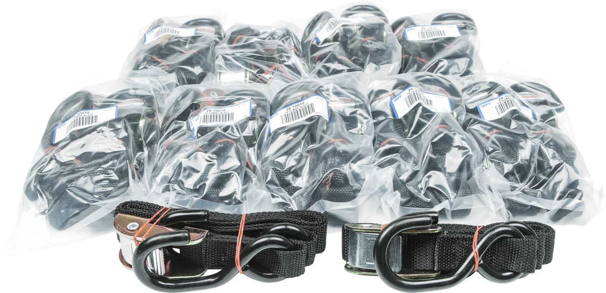 FIRE POWER 1" Tie-Downs - Heavy-Duty Straps for Powersports Vehicles