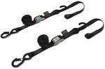 POWERTYE 1" Soft Tie-Down with Secure Hook - Durable Straps/Tie-Downs for Powersports