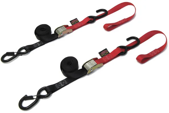 POWERTYE 1" Soft Tie-Down with Secure Hook - Durable Straps/Tie-Downs for Powersports