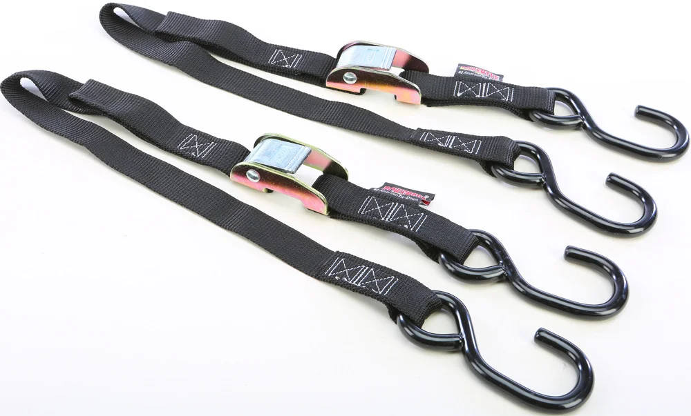 POWERTYE 22032 S-Hook PWC Tie-Downs - Durable Straps for Secure Watercraft Storage