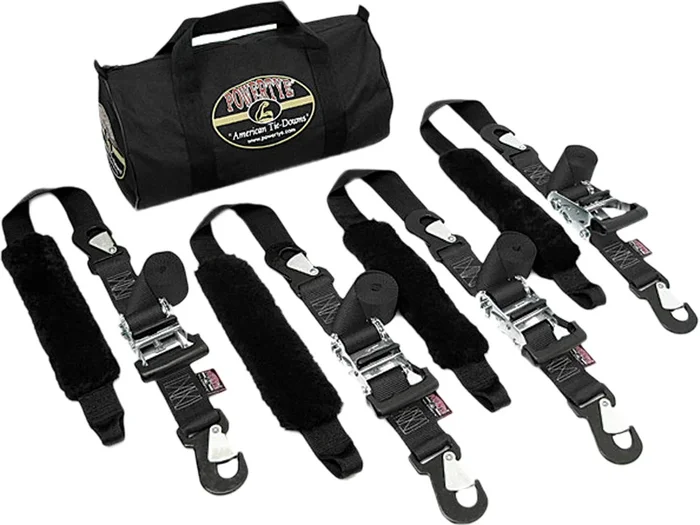 POWERTYE 2" Big Daddy Premium Trailer Kit - Durable Tie-Down Straps for Powersports