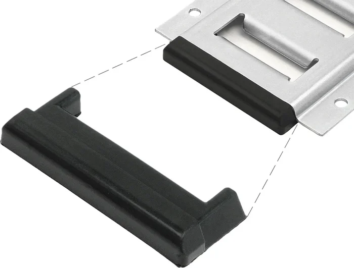 POWERTYE E-Track Rubber End Caps - Durable Protection for Trailer Towing Equipment